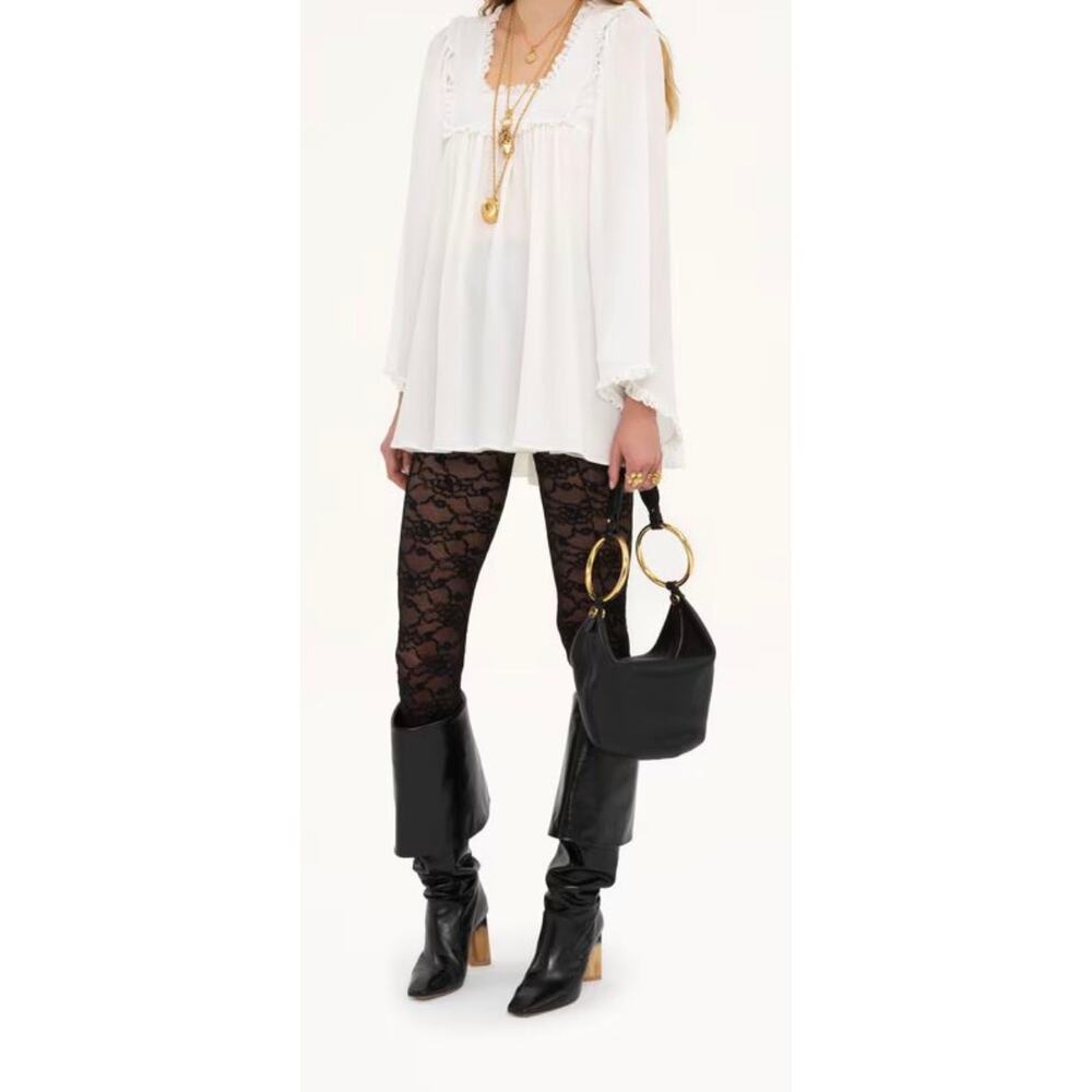 Chloe SMALL BRACELET HANDBAG IN SUEDE LEATHER